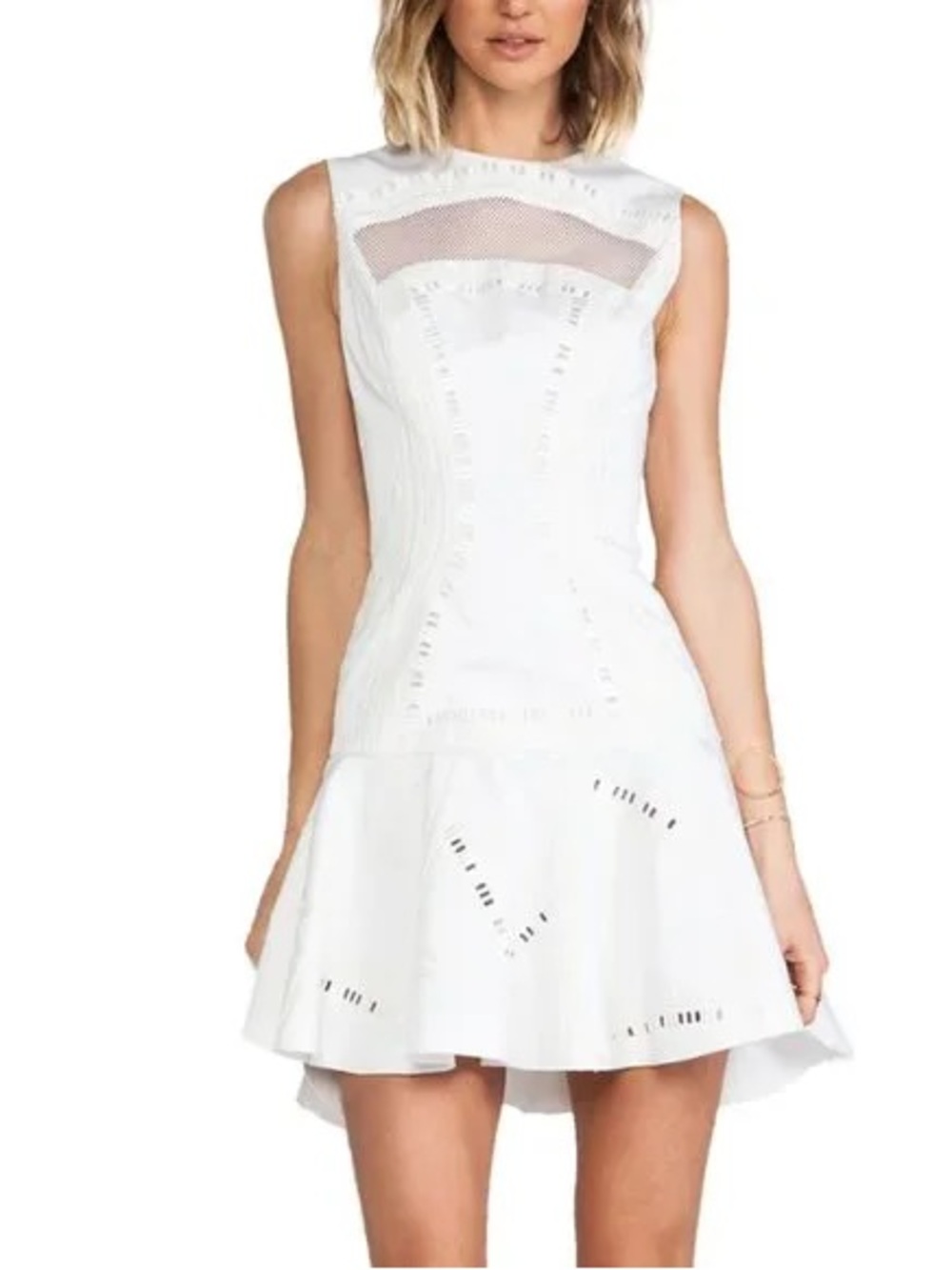 Robert Rodriguez White Boho Dress